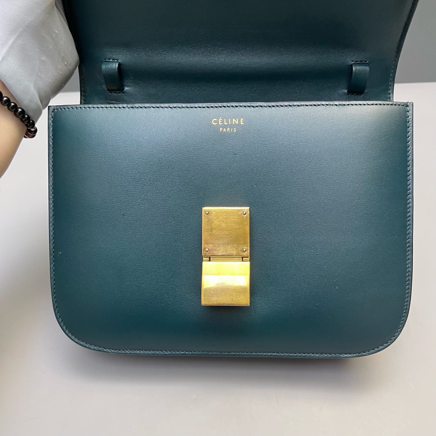 Celine - Box Bag - Leather - Green - (medium)