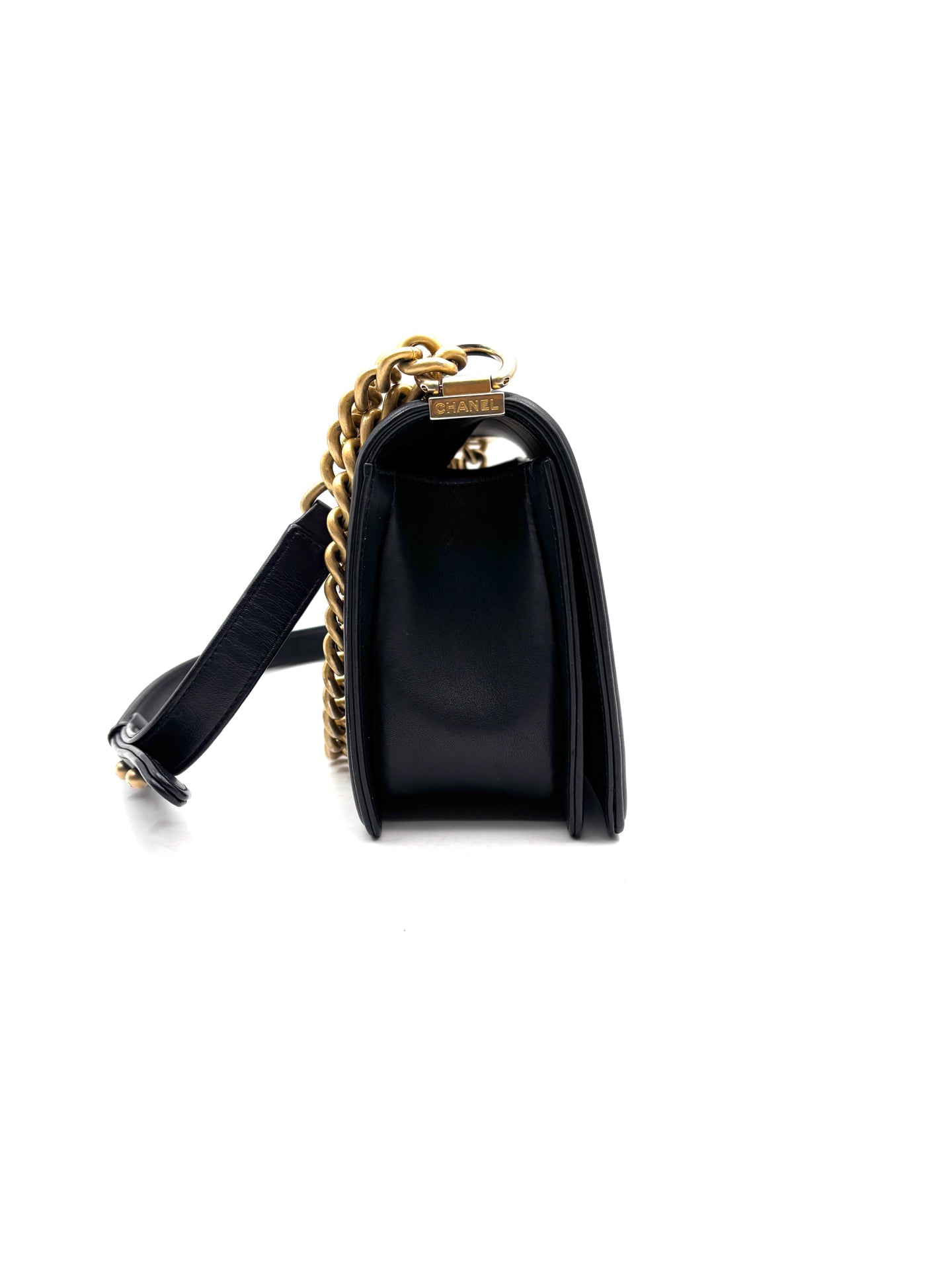 Chanel - Boy Chanel Flap Bag - Leather - Black - (medium)