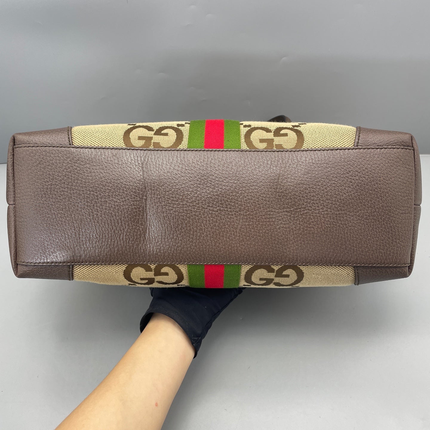 Gucci - Ophidia GG Supreme Tote Bag - GG Supreme canvas and Leather - Beige and Brown - (medium)