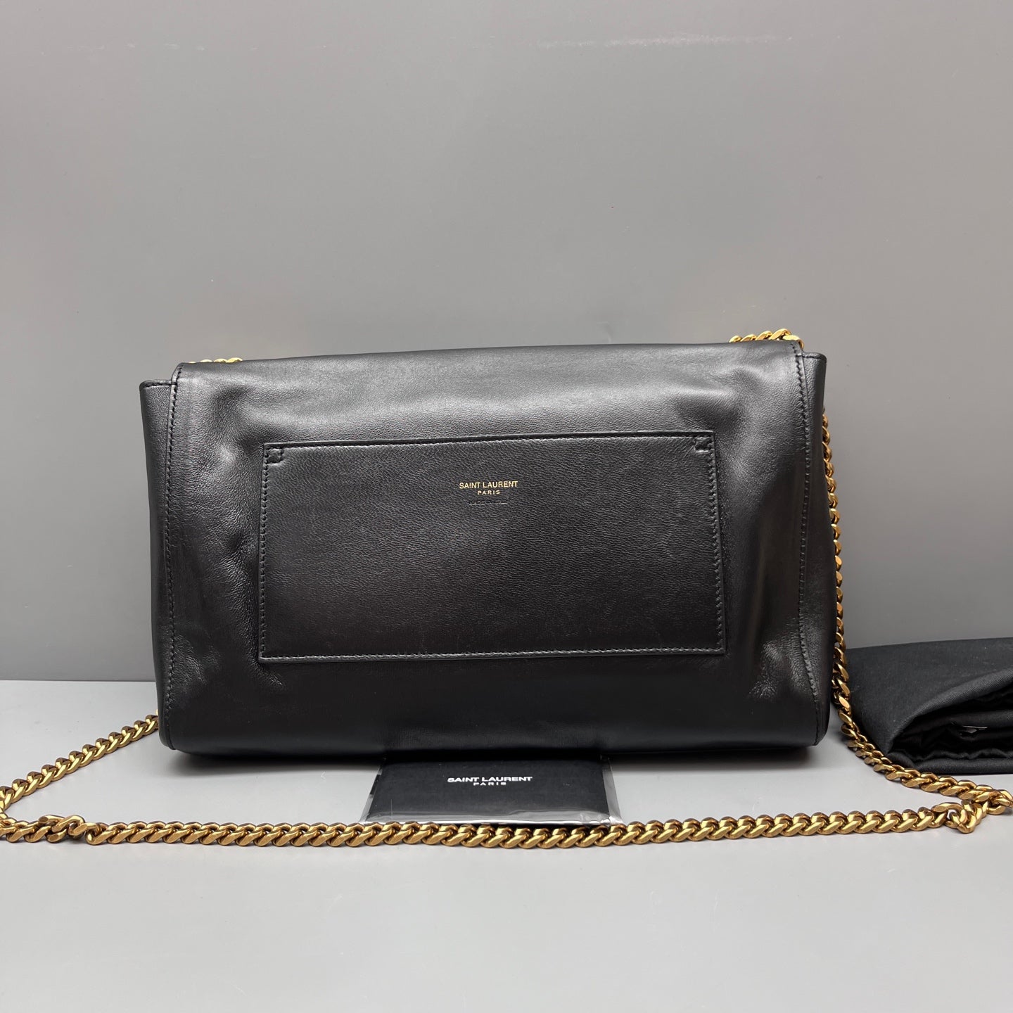 Saint Laurent - Kate - Calfskin leather - Black - (medium)