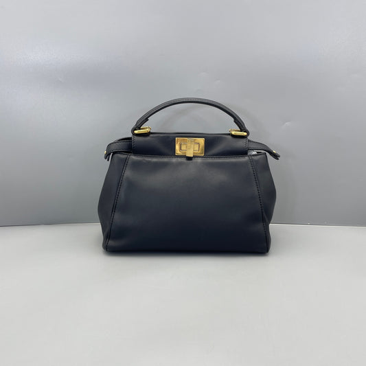 Fendi - Peekaboo Mini - Leather - Black - (mini)