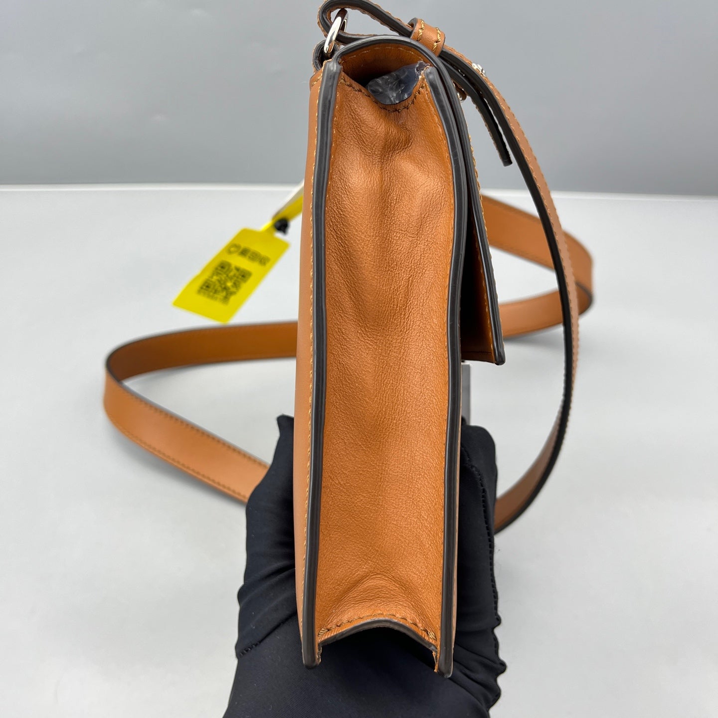 Fendi - A7637e - Leather and Canvas - Brown - (small)