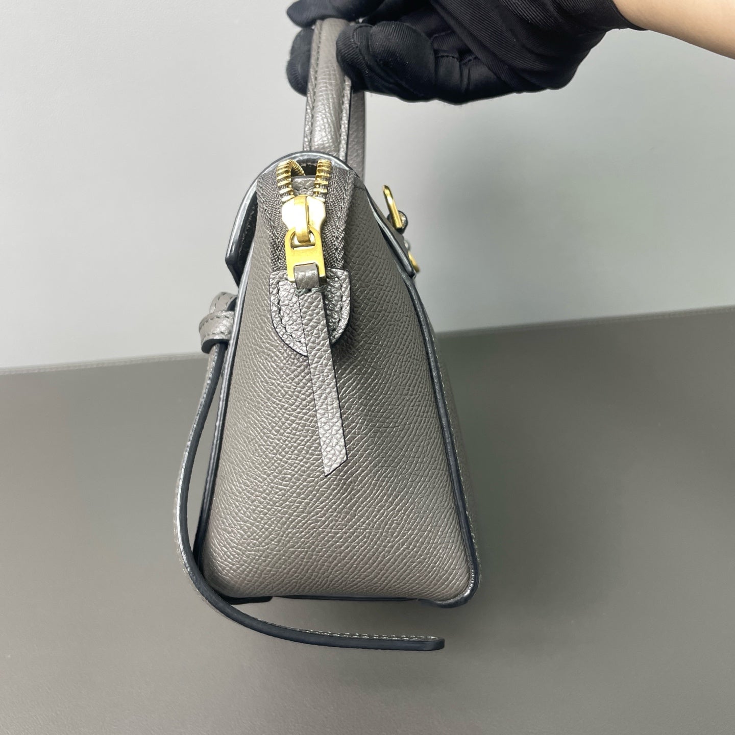 Celine - Pico Belt Bag - Leather - Grey - (mini)