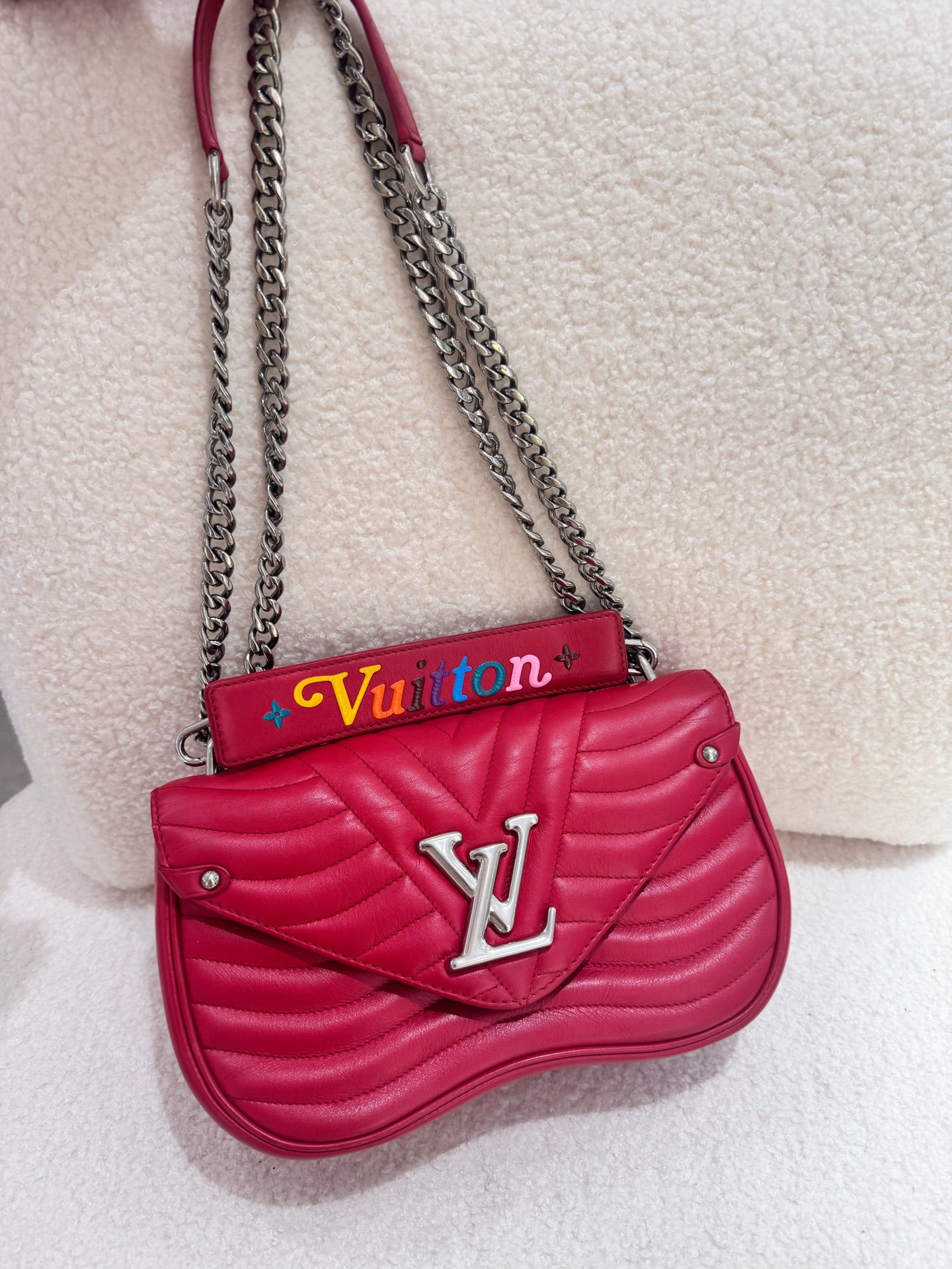 Louis Vuitton - New Wave Chain Bag - Leather - Red - (small)