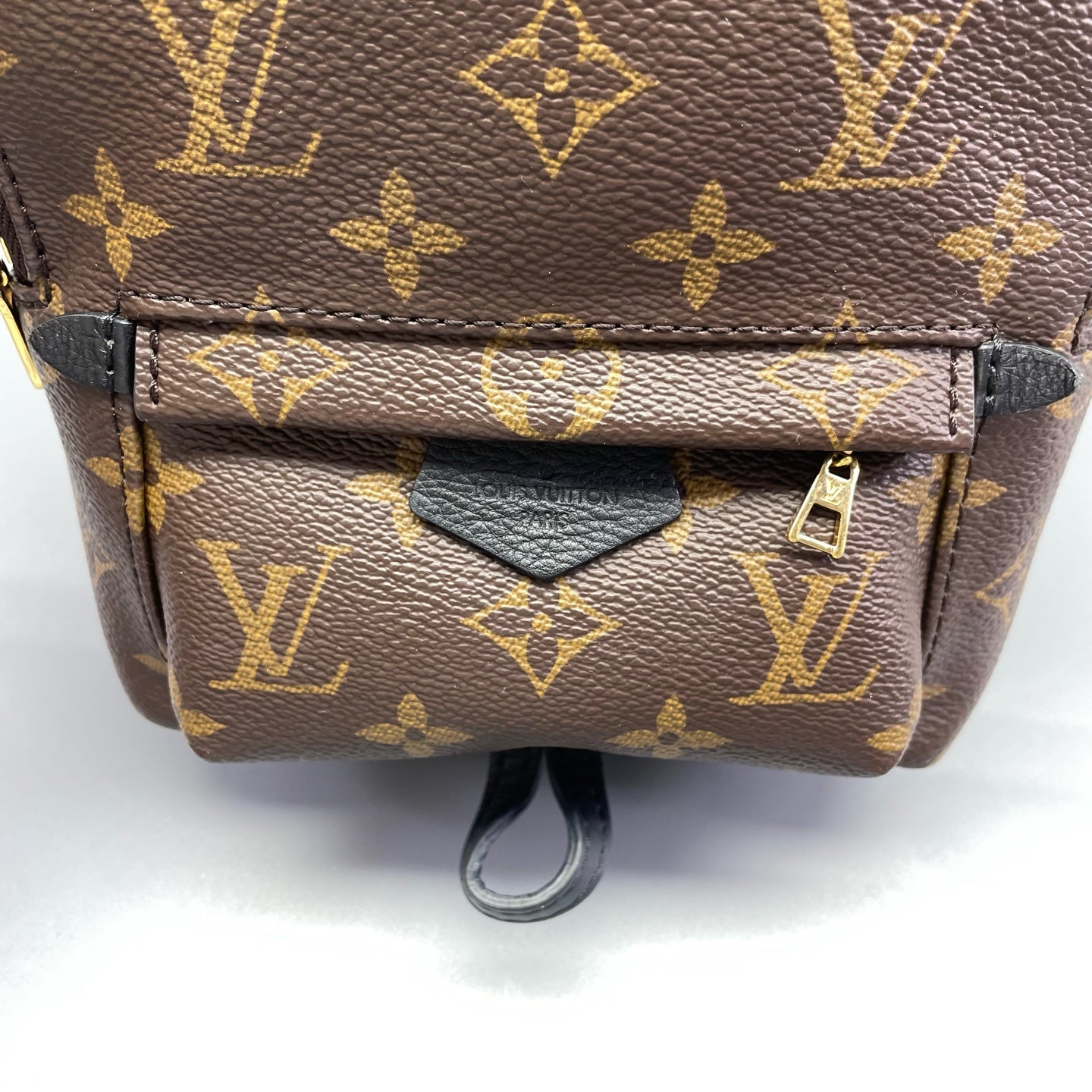 Louis Vuitton - Palm Springs Mini Backpack - Monogram coated canvas with leather trim - Brown - (mini)