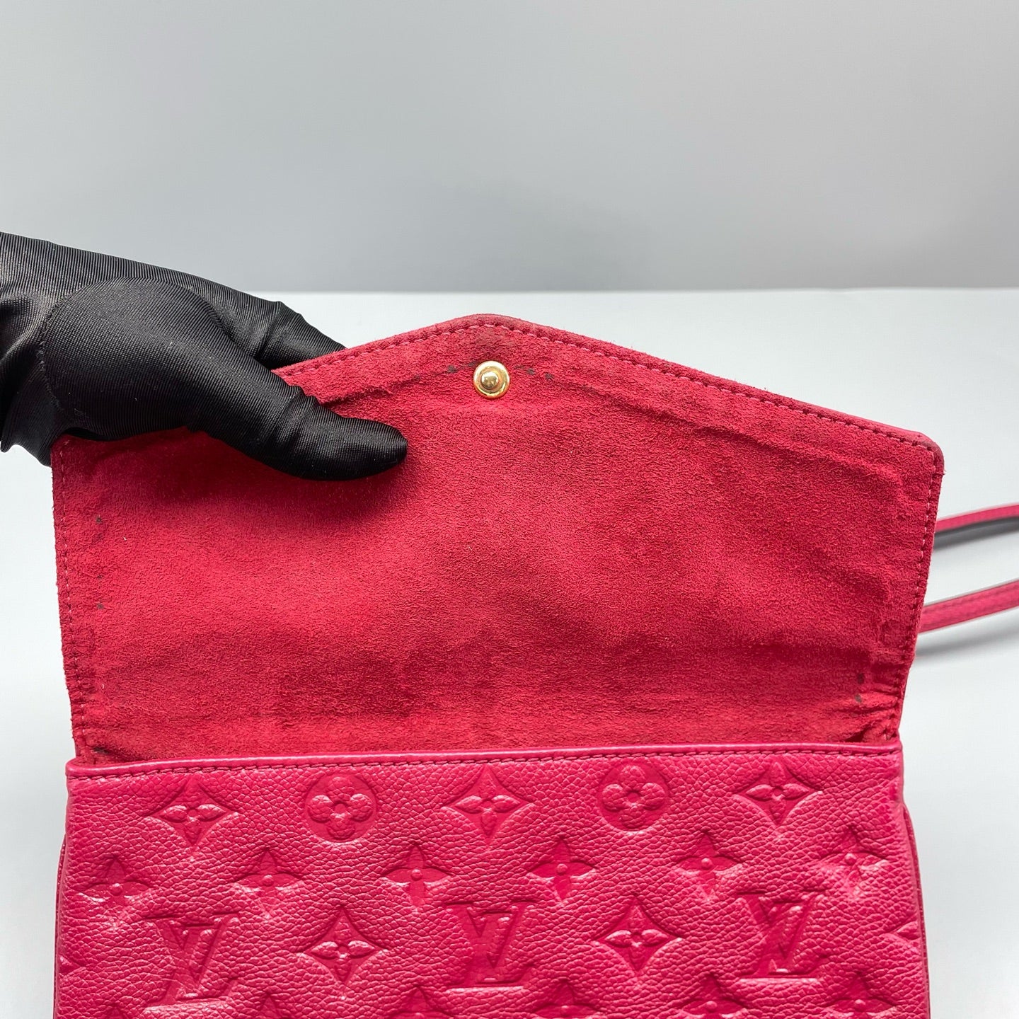 Louis Vuitton - Twice - Leather - Burgundy - (Small)