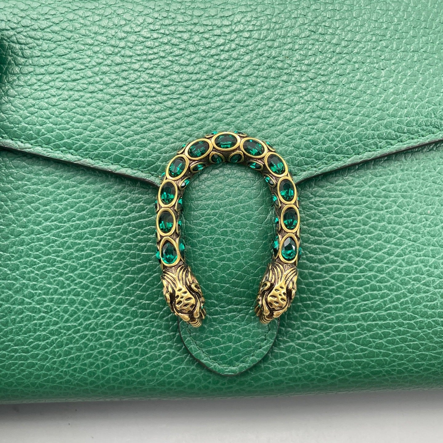 Gucci - Dionysus Wallet on Chain (WOC) - Grained leather - Green - (Small)