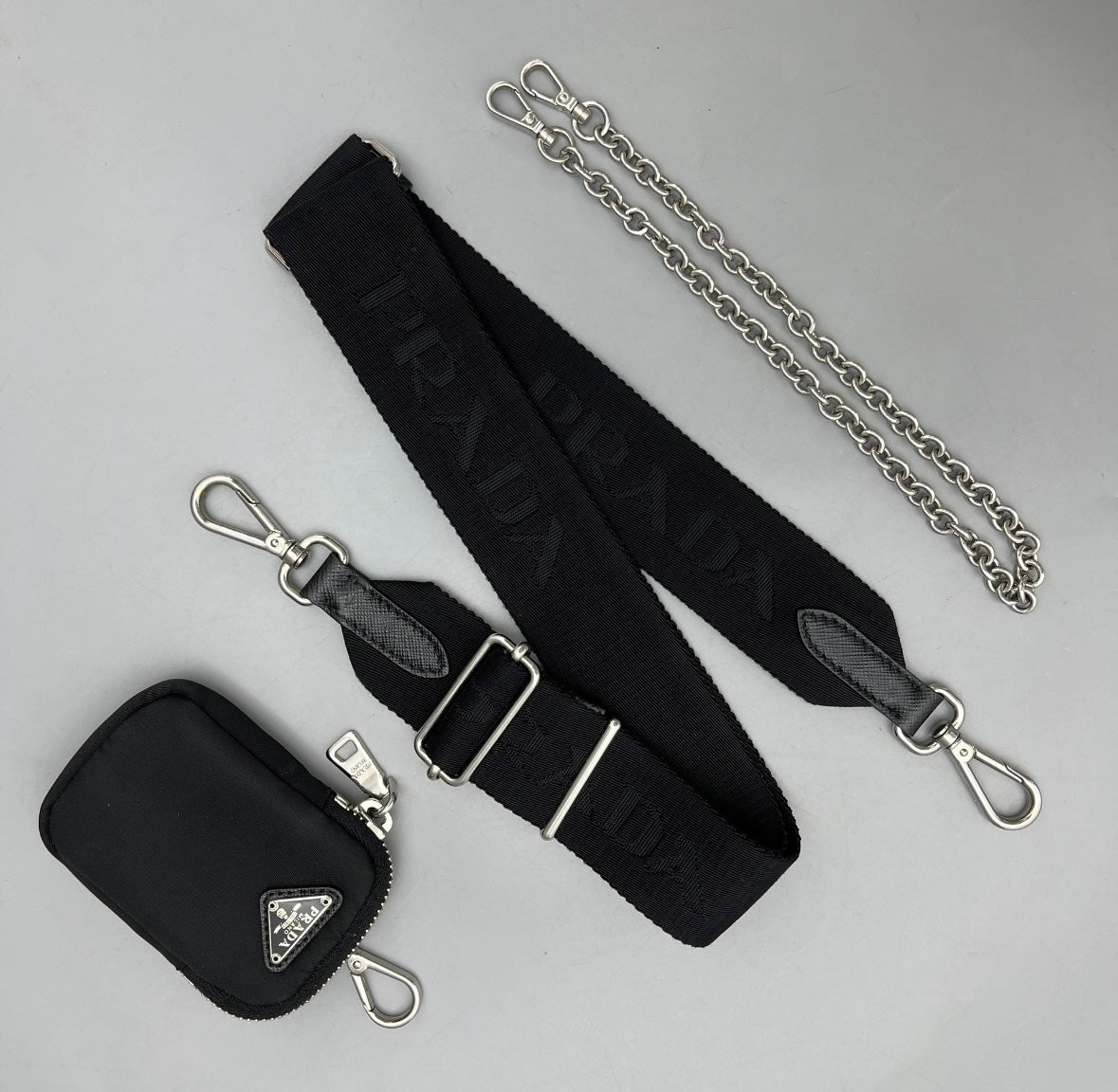 Prada - Re-Edition 2005 Re-Nylon Bag - Re-Nylon and Saffiano leather trims - Black - (small)