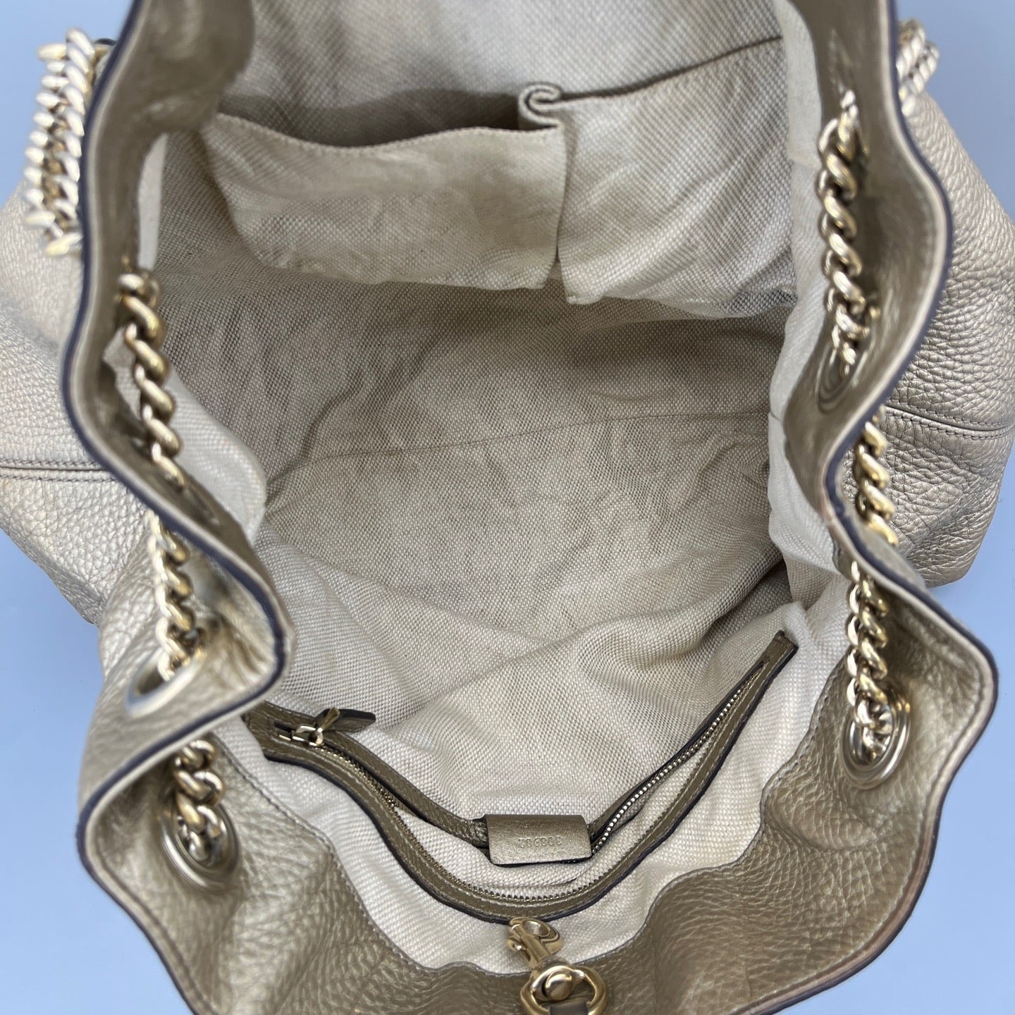Gucci - Soho Tassel Tote Bag - Leather - Gold - (Large)