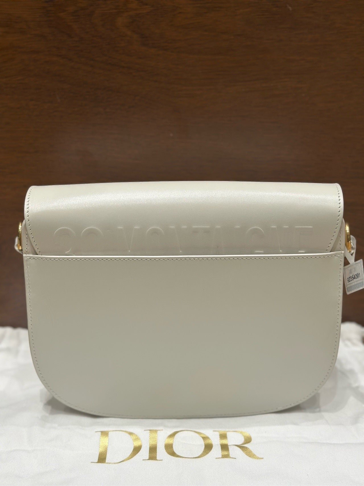 Dior - 30 Montaigne Flap Bag - Leather - White - (Small)