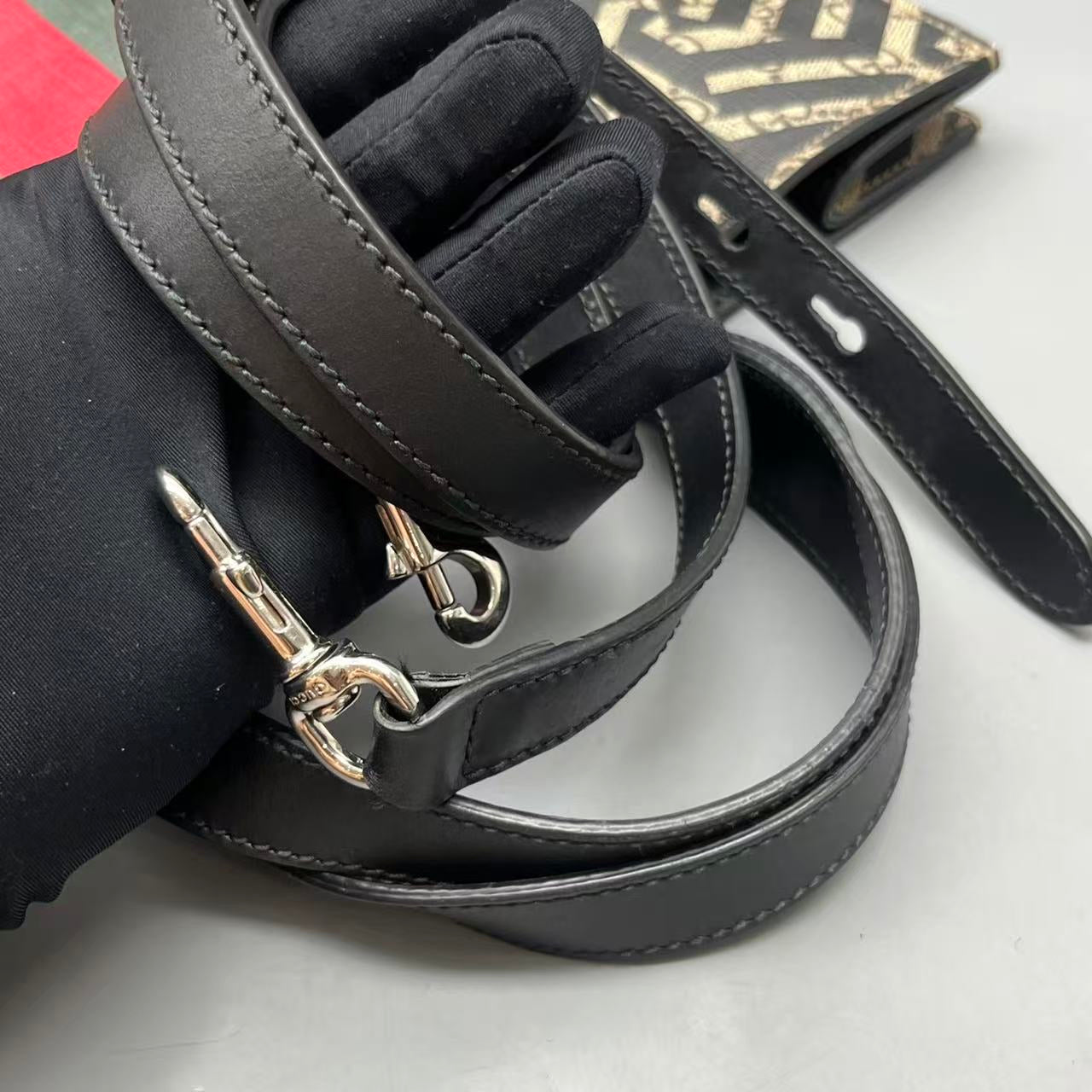 Gucci - Labyrinth Tote Bag - Coated canvas with leather trim - Multicolour - (large)