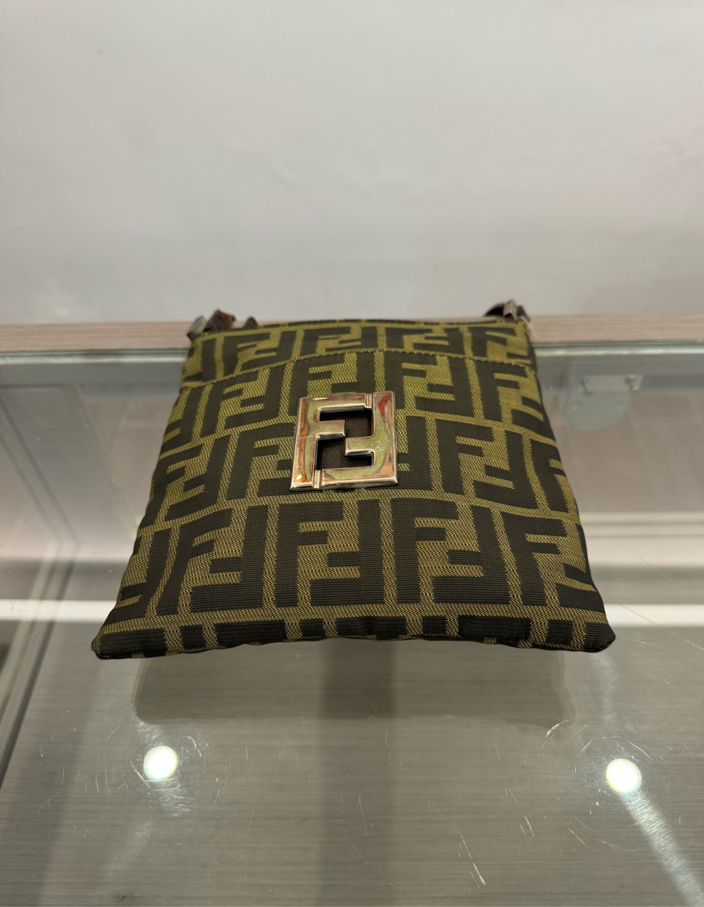 Fendi - Zucca Monogram Shoulder Bag - Canvas - Brown - (mini)