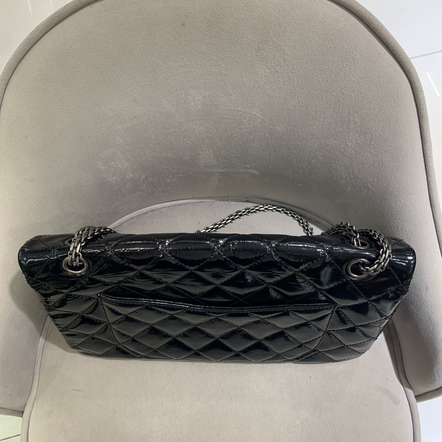 Chanel - 2.55 Reissue - Patent leather - Black - (Large)