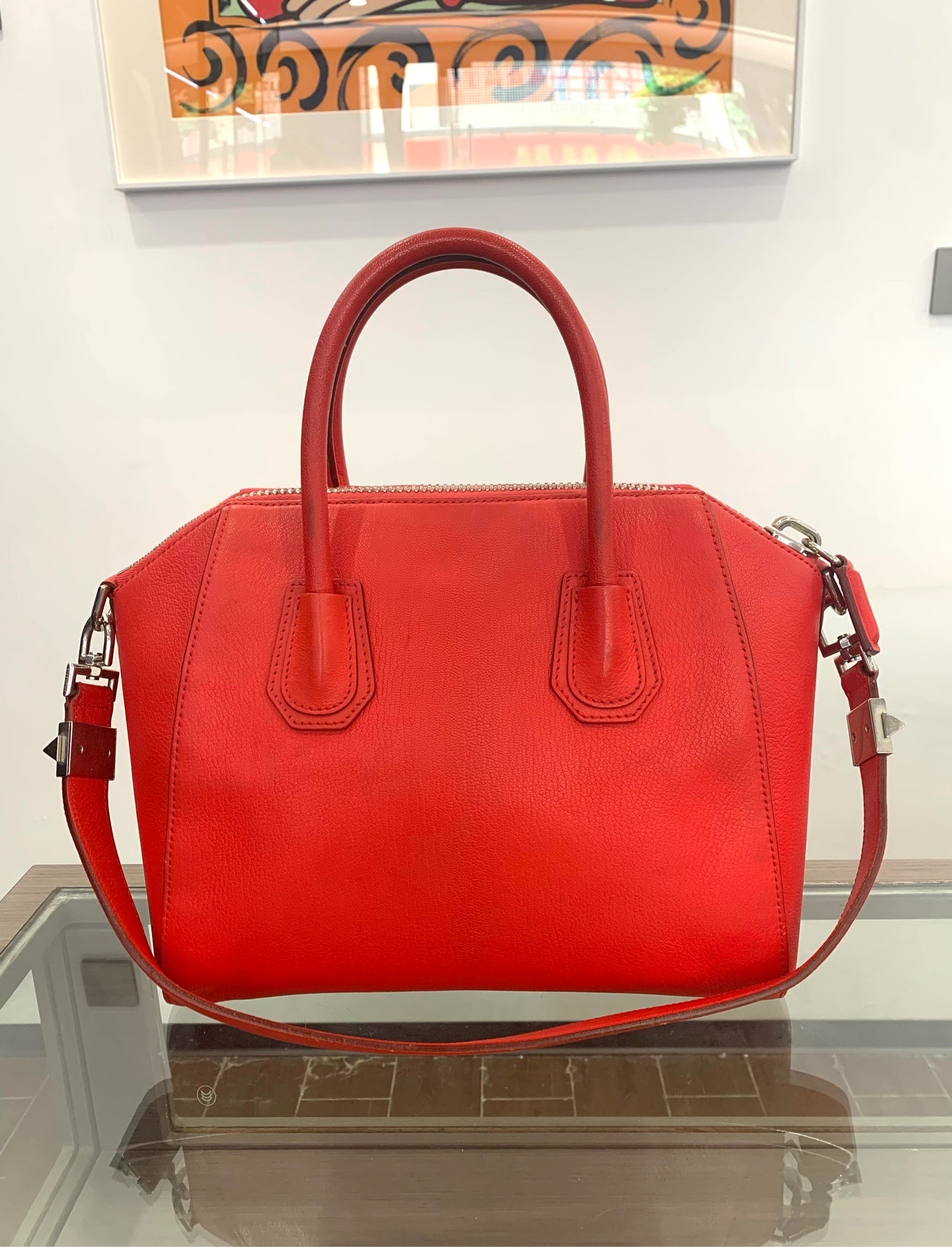 Givenchy - Antigona - Leather - Red - (Small)