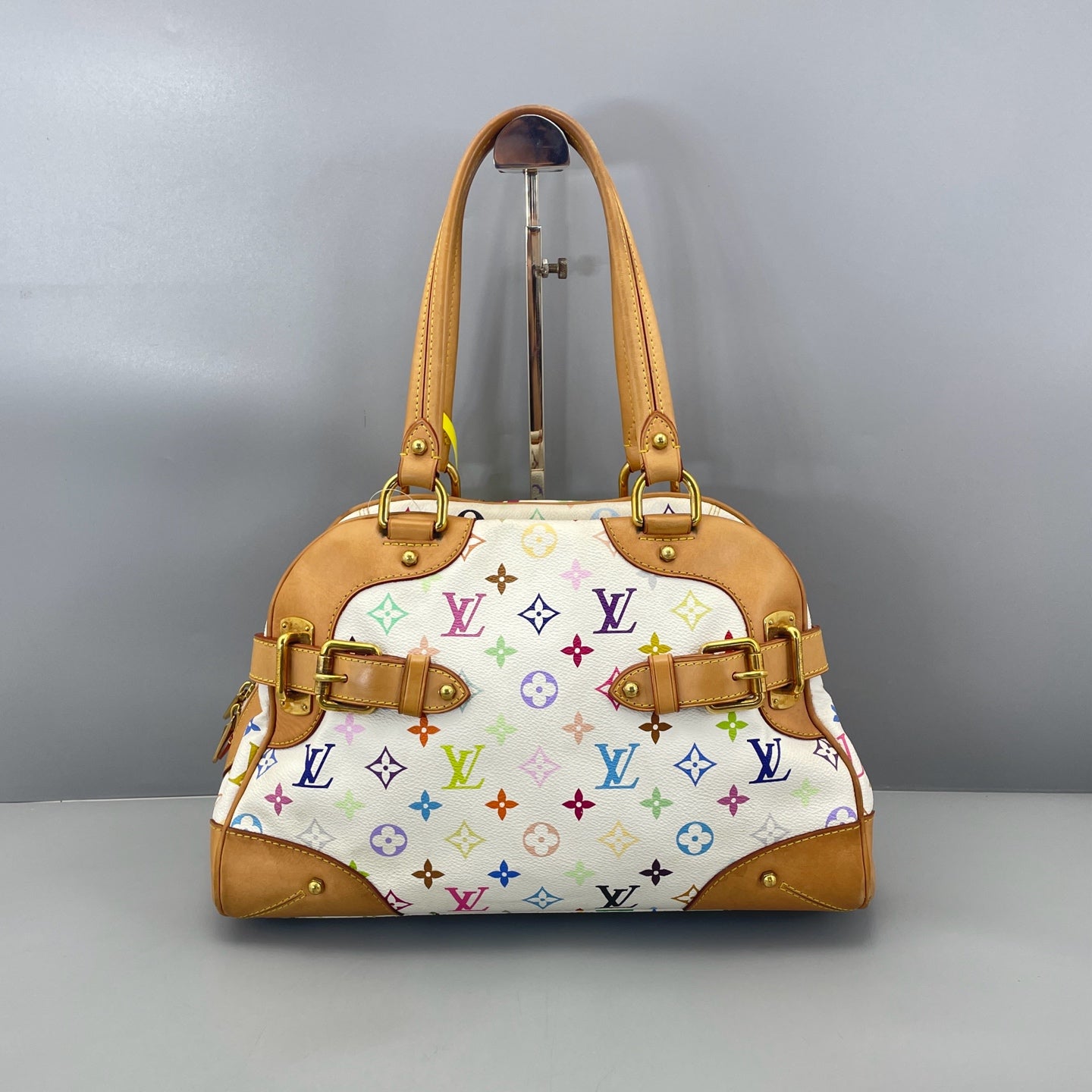 Louis Vuitton - Rita Top Handle Bag - Coated canvas and natural cowhide leather - Multicolour - (Large)