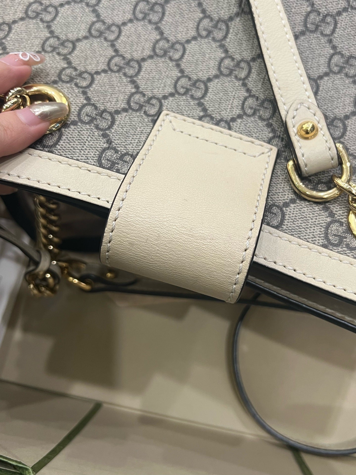 Gucci - Padlock - Coated canvas and Leather - Beige - (small)