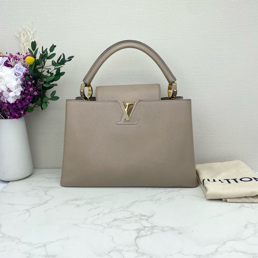 Louis Vuitton - Capucines - Taurillon leather - Grey - (medium)