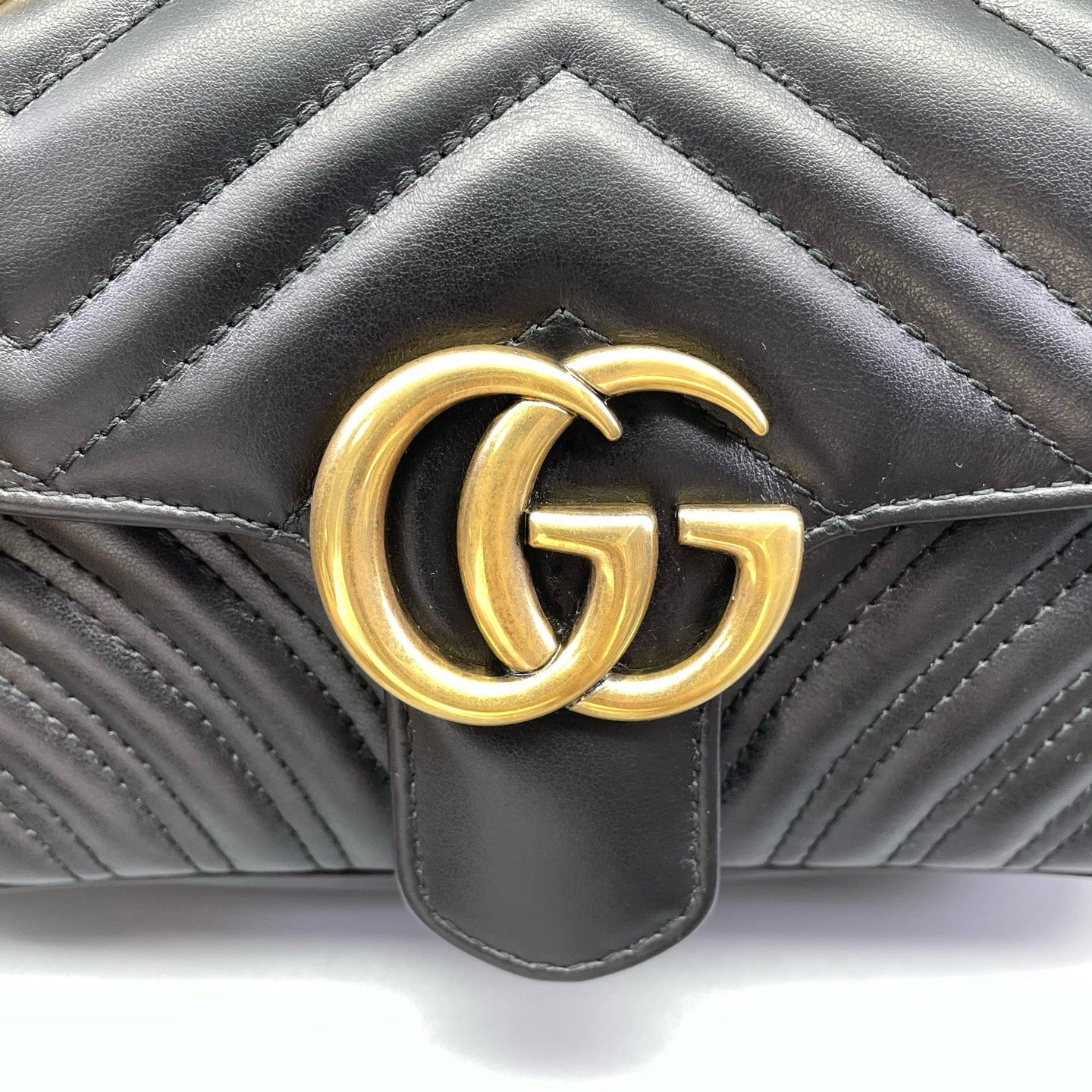 Gucci - GG Marmont Matelasse Mini Bag - Leather - Black - (mini)
