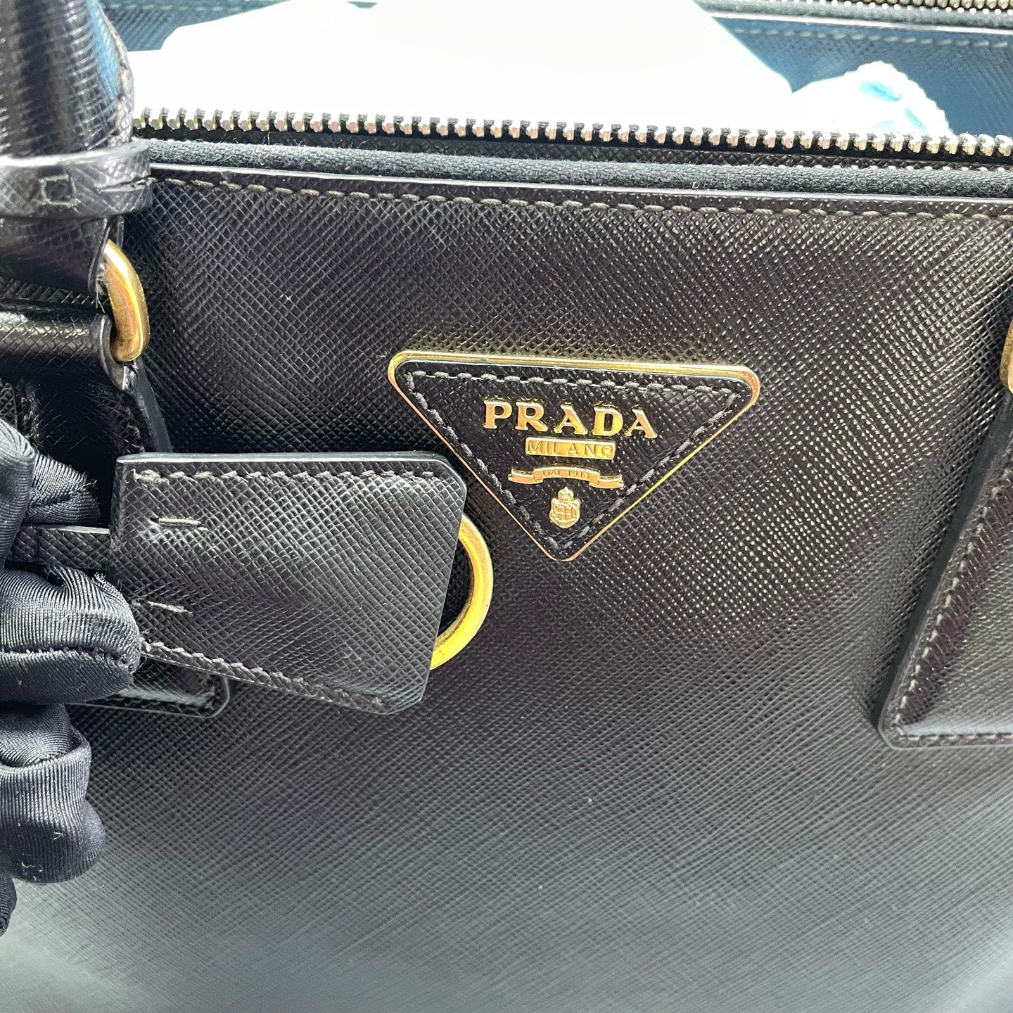 Prada - Galleria Tote (Saffiano Lux) - Saffiano leather - Black - (Medium)