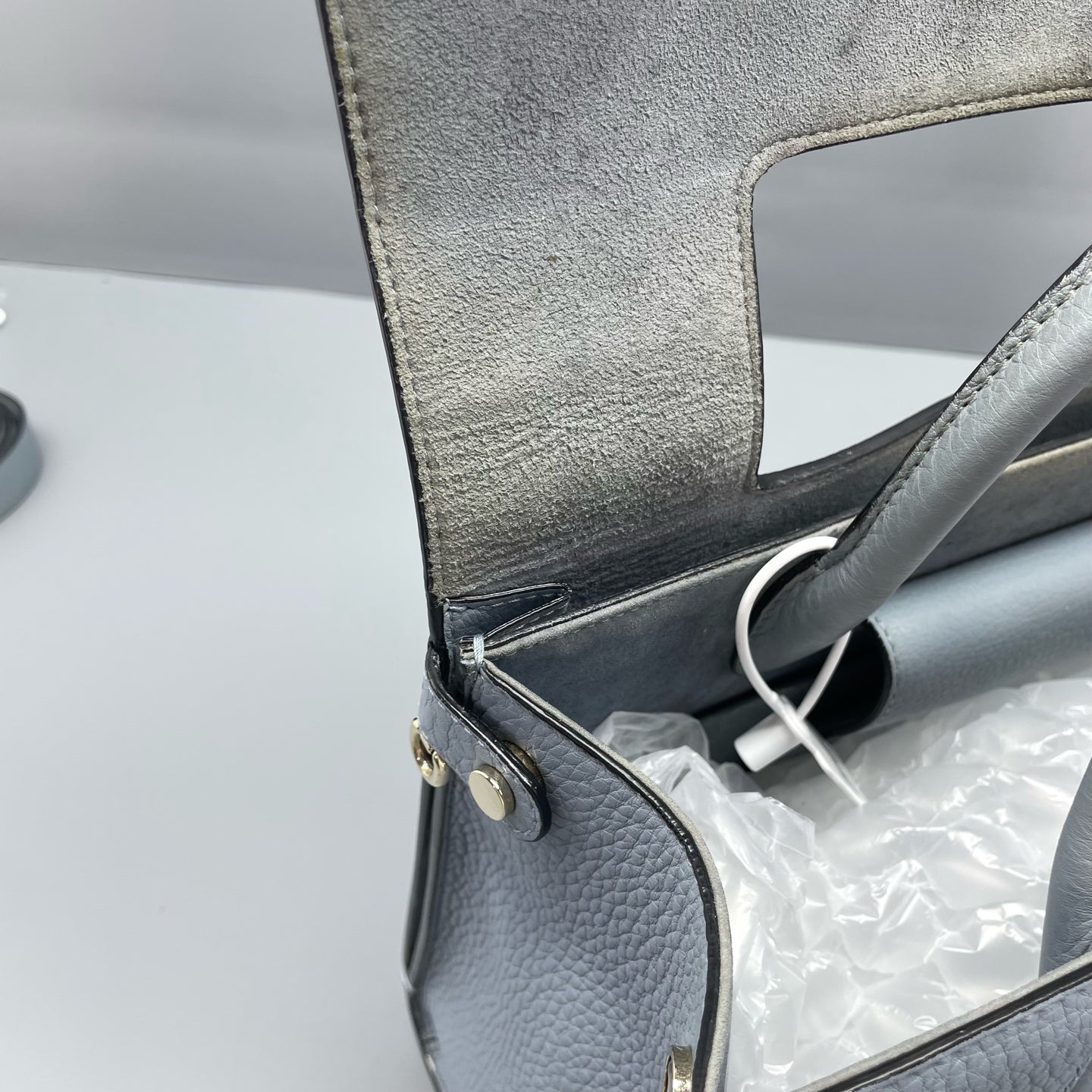 Dior - Diorama Shield Tote Bag - Leather - Blue - (Medium)