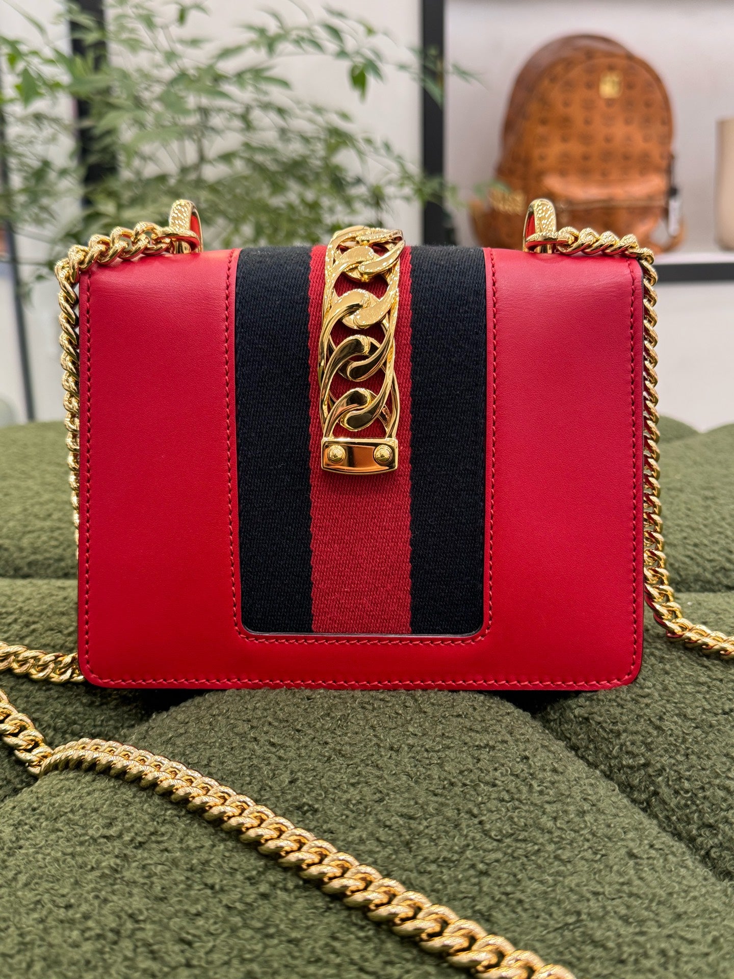 Gucci - Sylvie 1969 Mini - Leather - Red - (mini)