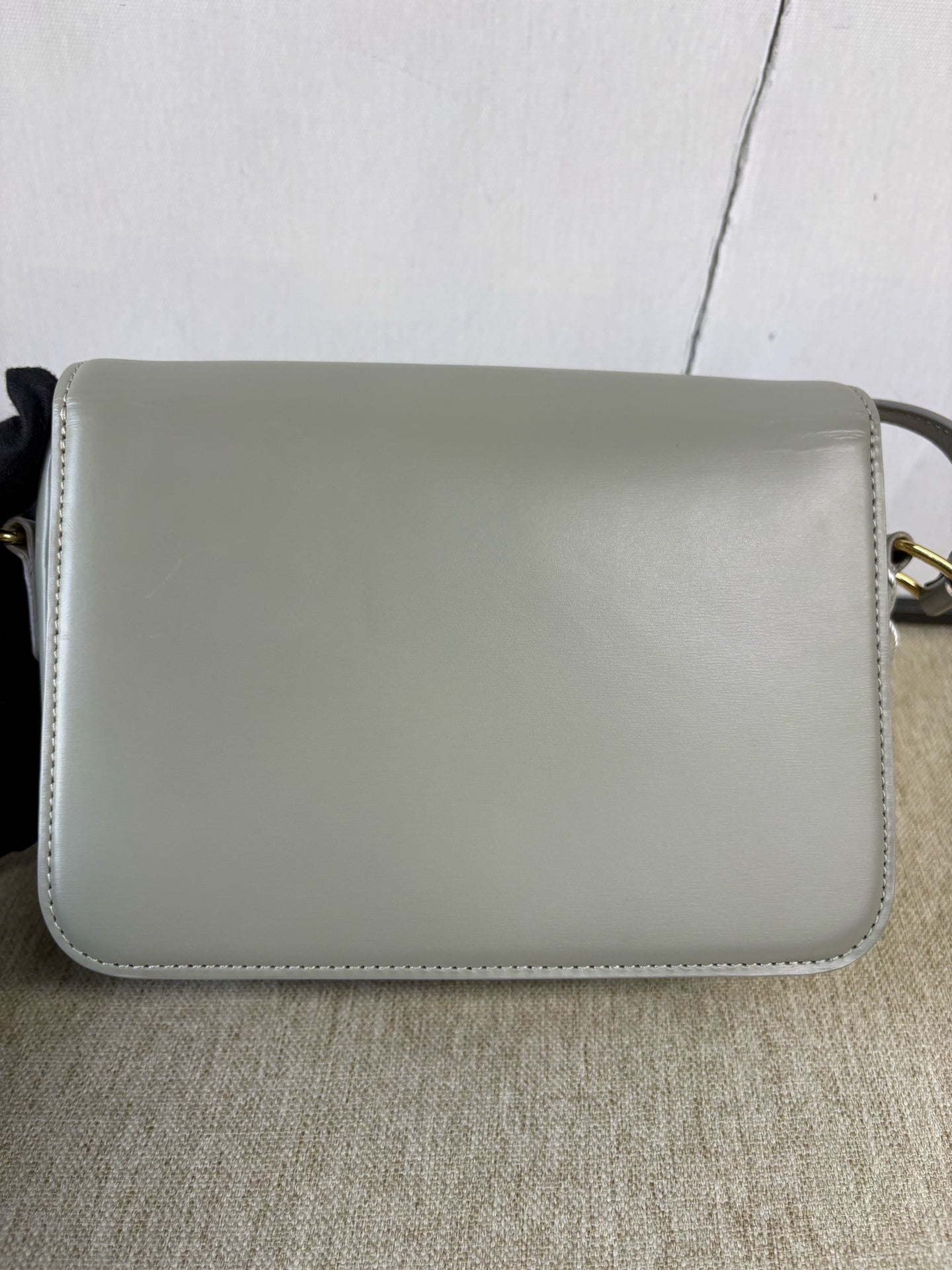 Celine - Teen Triomphe Box Bag - Calfskin leather - Green - (mini)