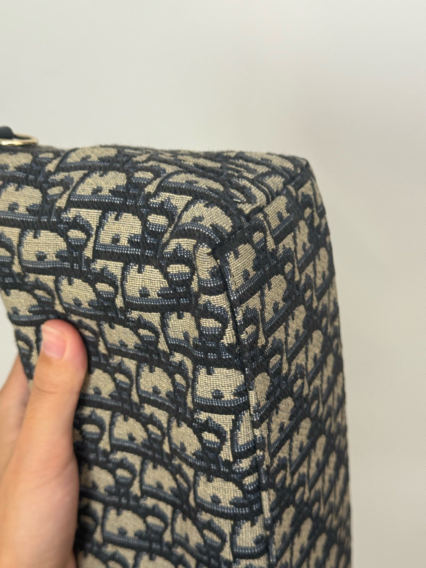 Dior - TravelNomad - Embroidered canvas and leather - Beige and Navy - (Medium)