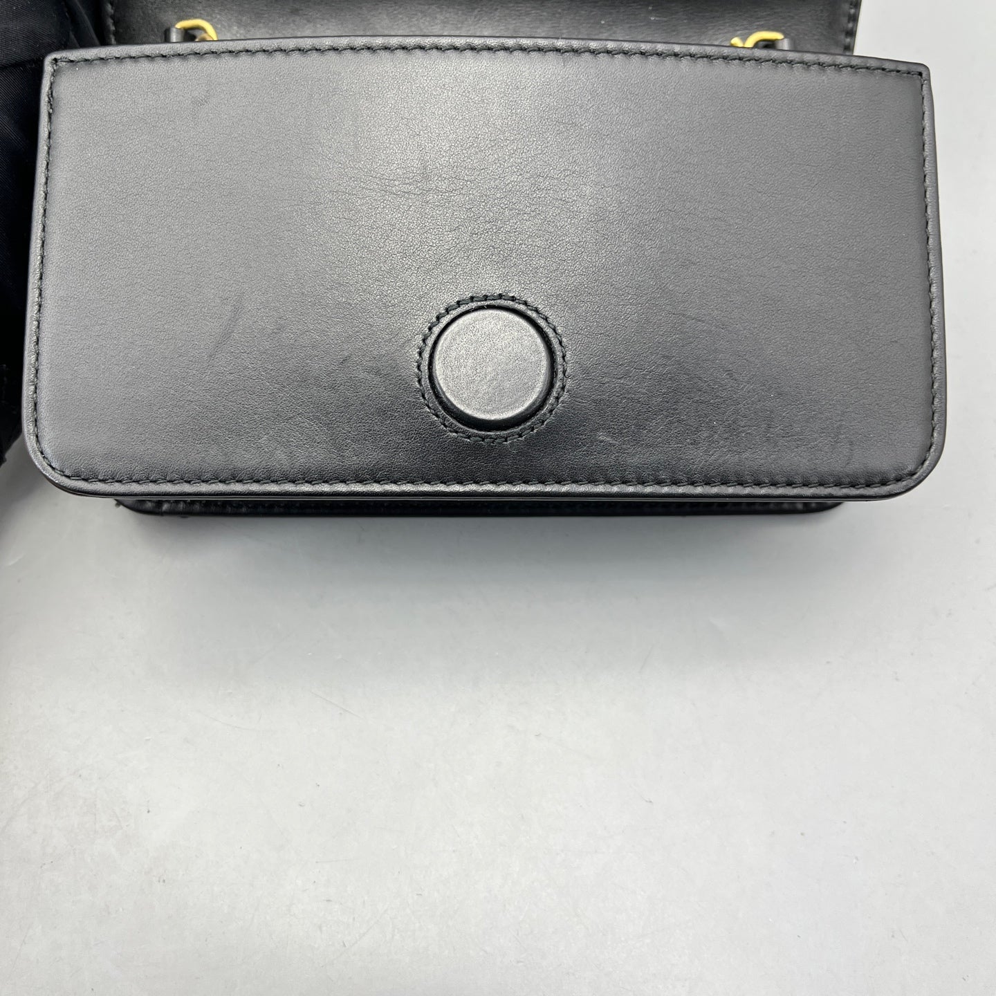Gucci - Marmont Mini Wallet on Chain - Leather - Black - (mini)