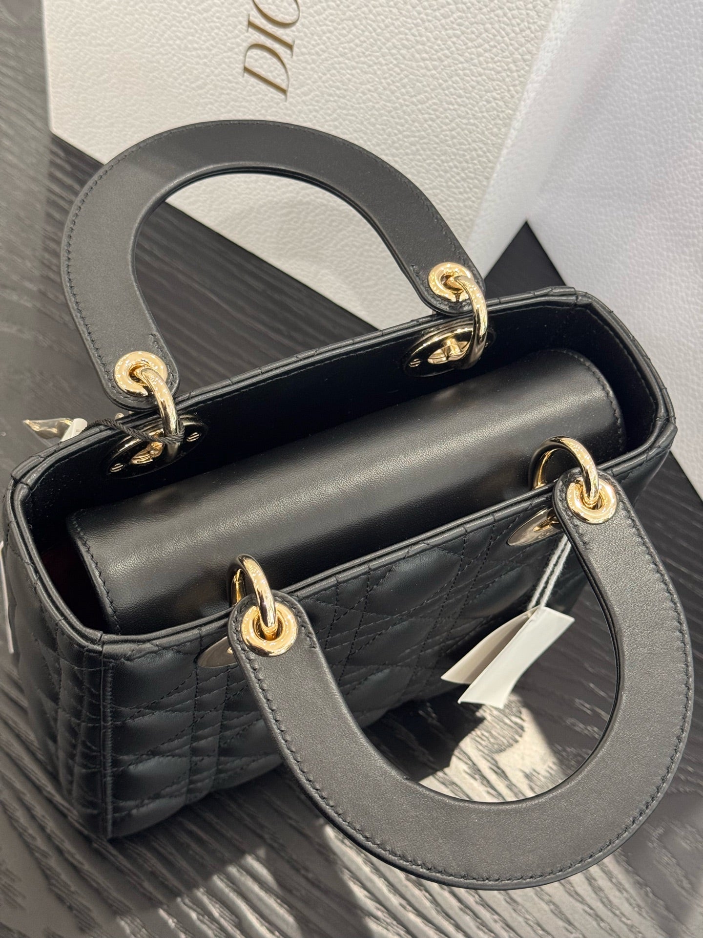 Dior - Lady Dior My ABCDior - Lambskin leather - Black - (mini)
