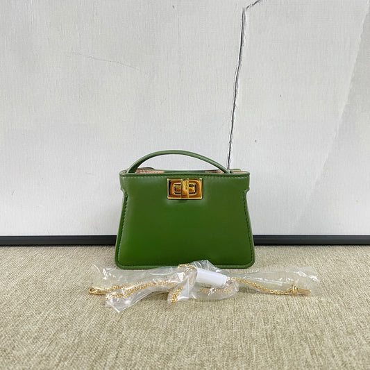 Fendi - Peekaboo Nano - Lambskin leather - Green - (mini)