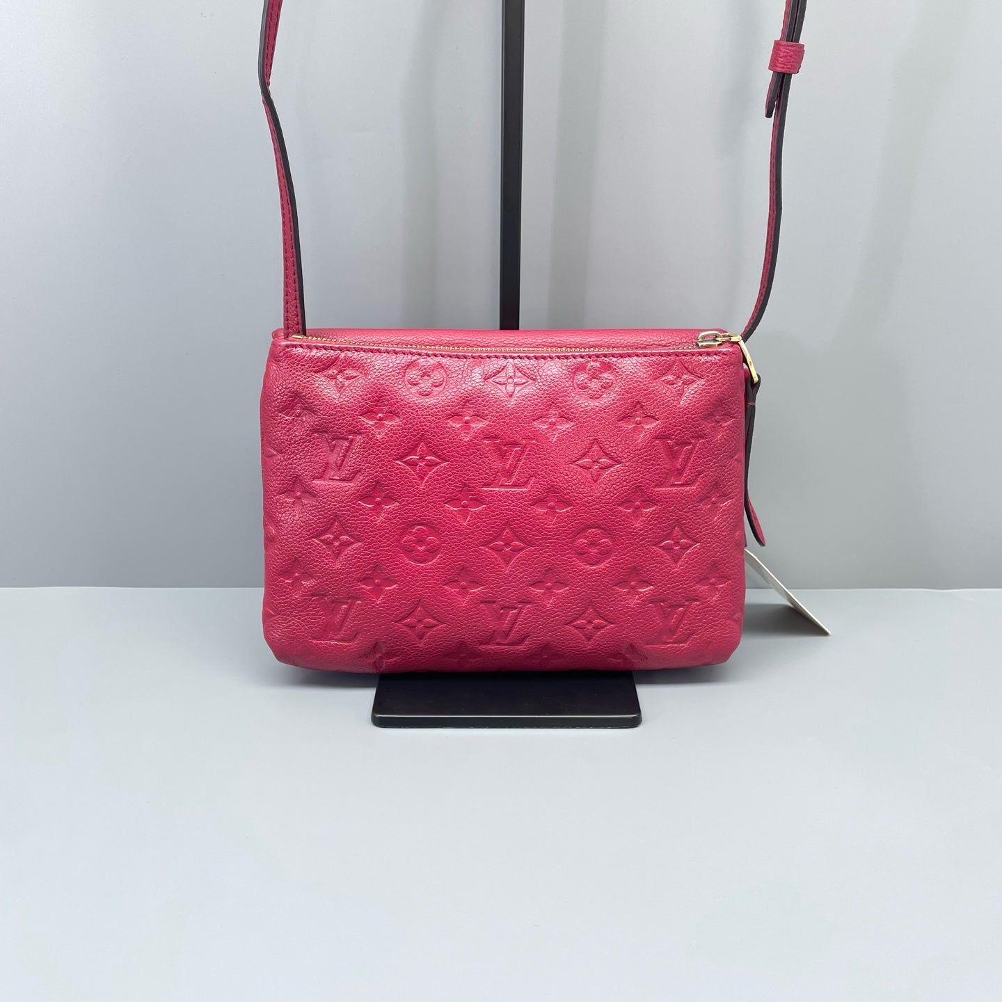 Louis Vuitton - Twice - Leather - Burgundy - (Small)