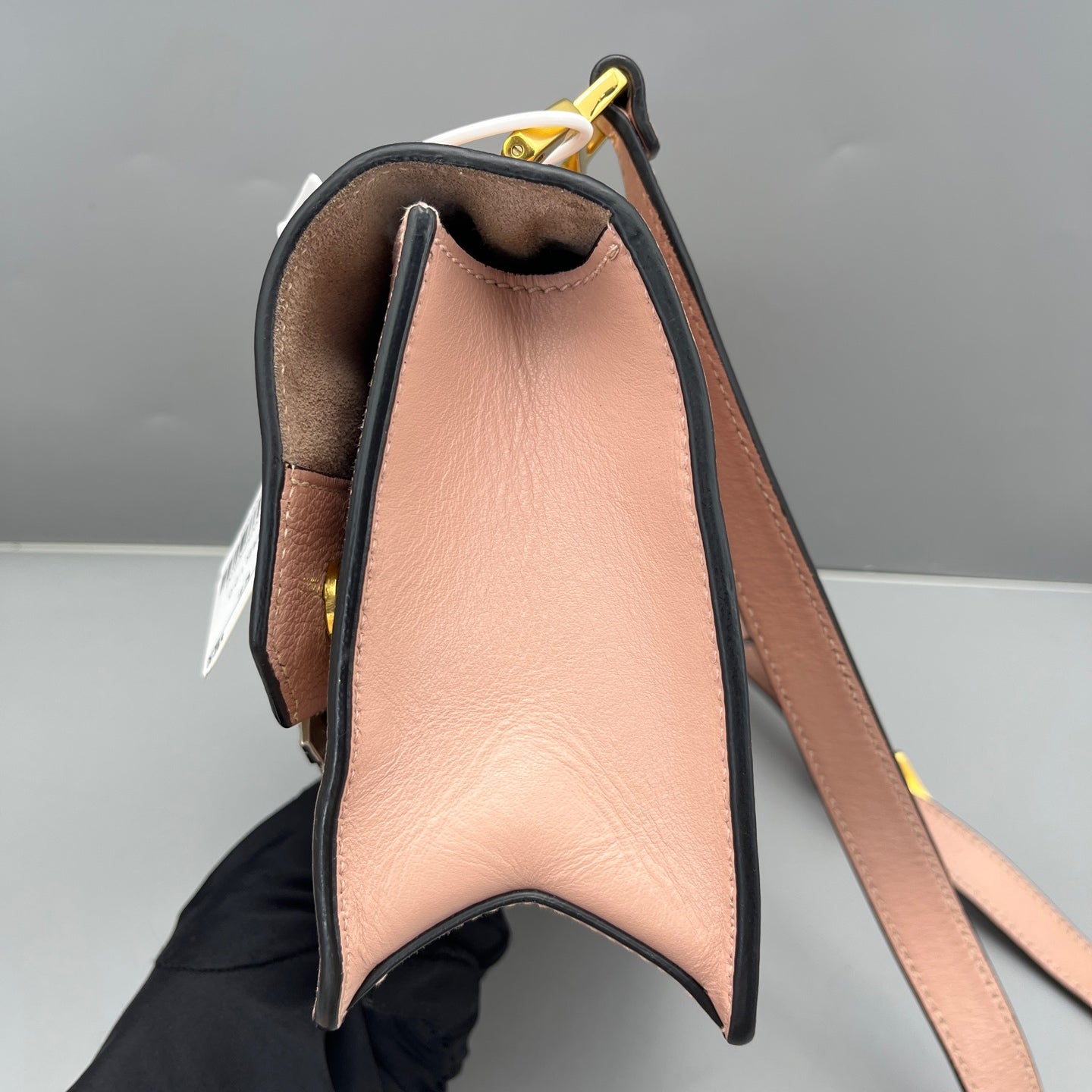 Miu Miu - Jeweled Flap Shoulder Bag - Leather - Pink - (small)