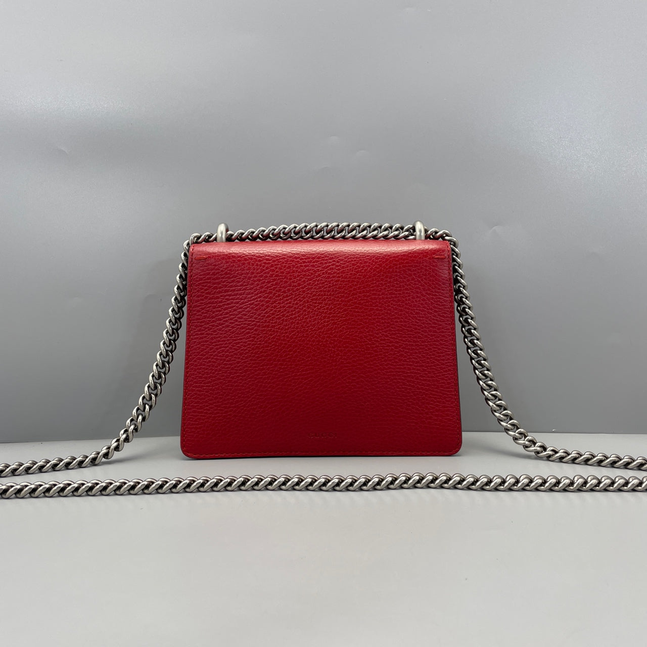 Gucci - Dionysus Small Shoulder Bag - Leather - Red - (small)