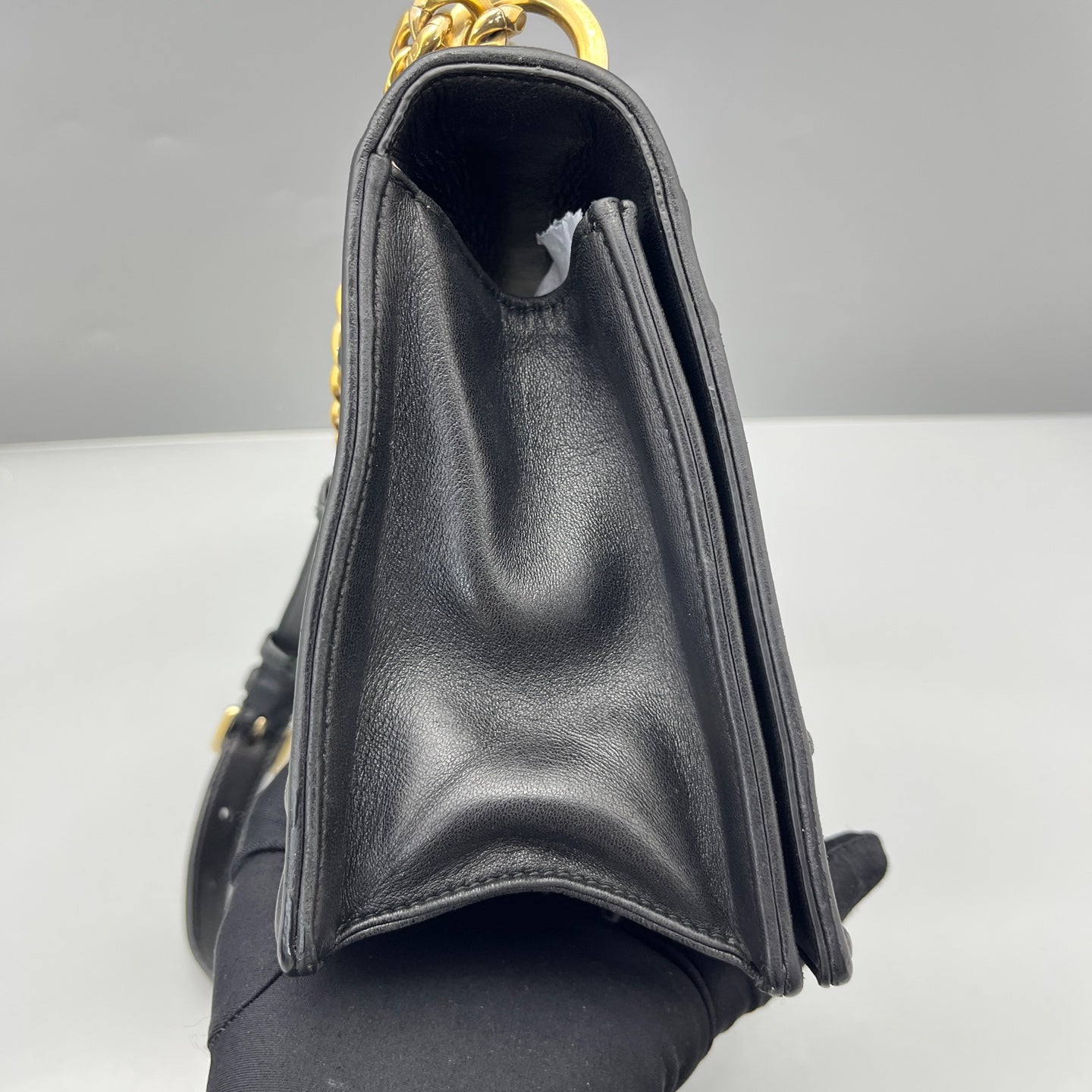 Dior - Diorama Bag - Grained Calfskin Leather - Black with Gold-Tone Hardware - (medium)