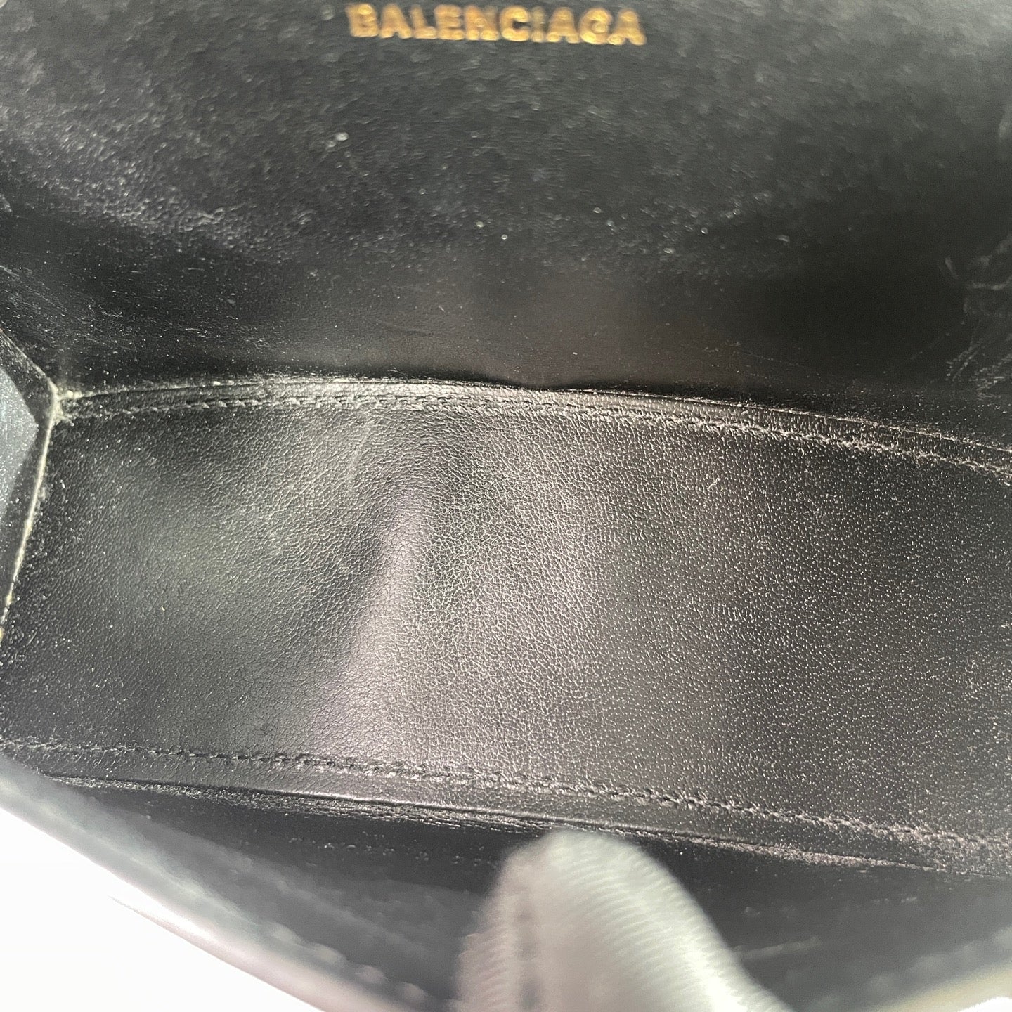 Balenciaga - Hourglass XS - Cowhide leather - Black - (mini)
