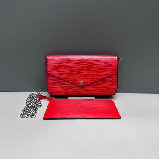 Louis Vuitton - Félicie Pochette - Epi leather - Red - (small)