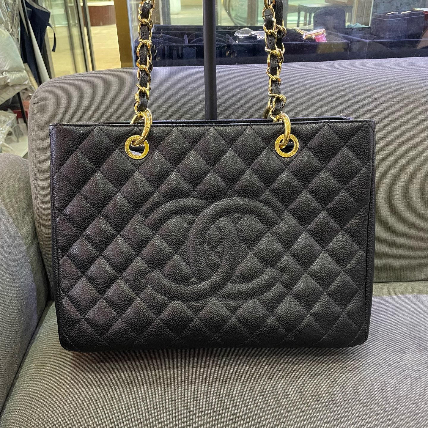 Chanel - Grand Shopping Tote (GST) - Caviar leather - Black - (Large)