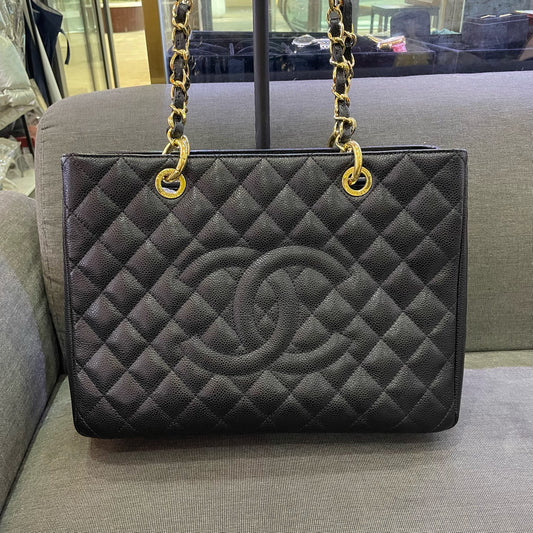 Chanel - Grand Shopping Tote (GST) - Caviar leather - Black - (Large)