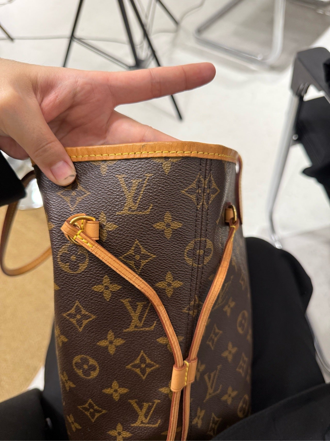 Louis Vuitton - Neverfull MM Monogram Pivoine - Coated canvas, Vachetta leather, Textile - Brown - (medium)