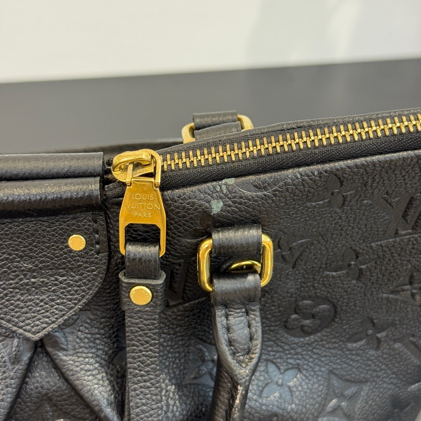 Louis Vuitton - Monogram Empreinte Convertible Top Handle Bag - Leather - Black - (medium)