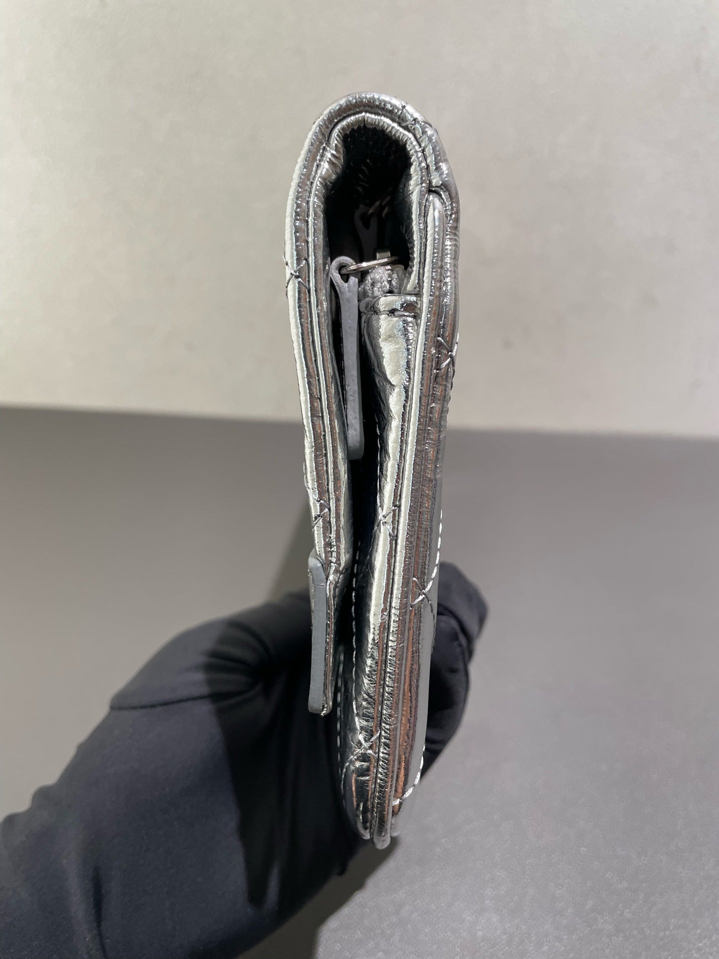 Chanel - 31 Bag Clutch - Waxy leather - Silver - (small)