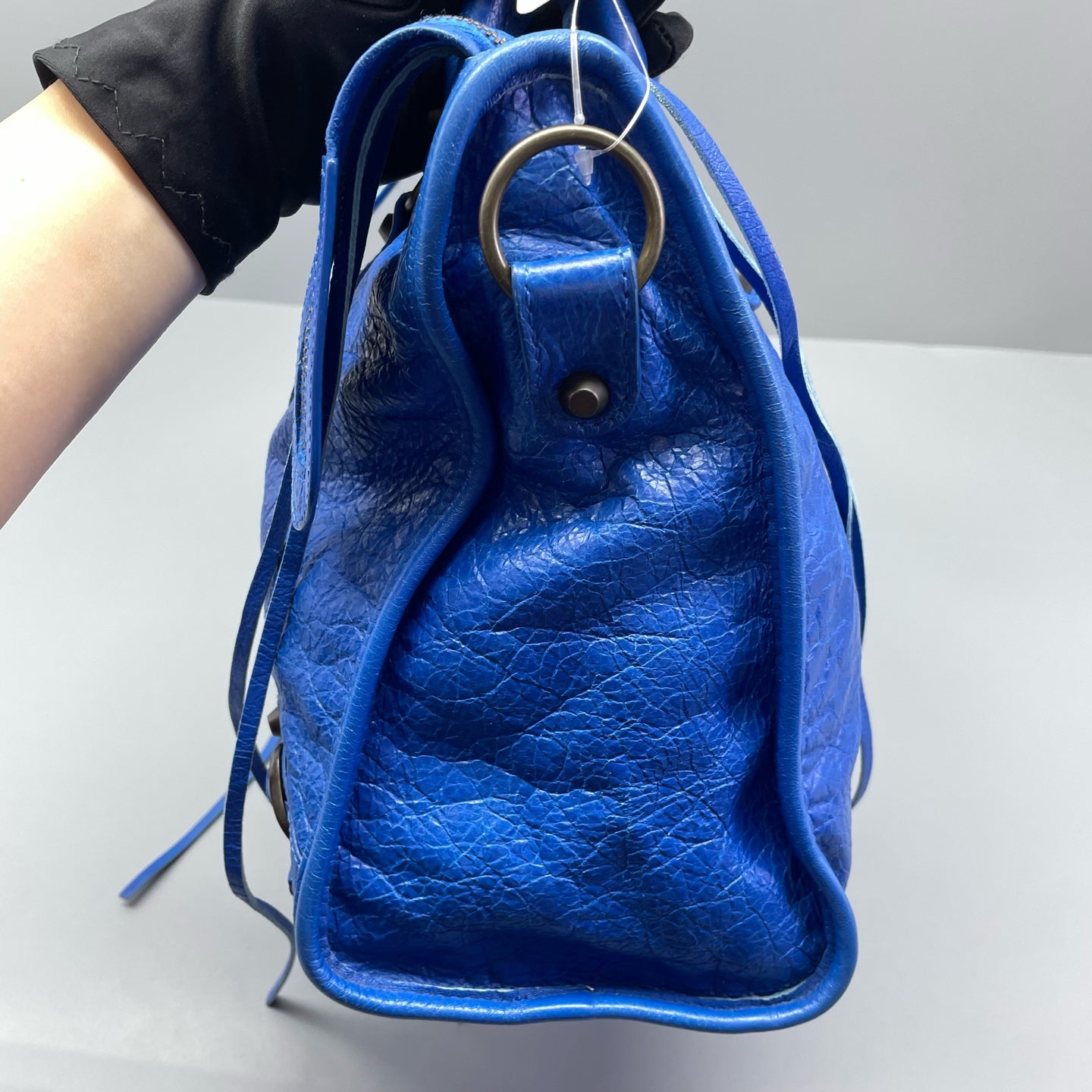 Balenciaga - City Bag - Lambskin leather - Blue - (medium)