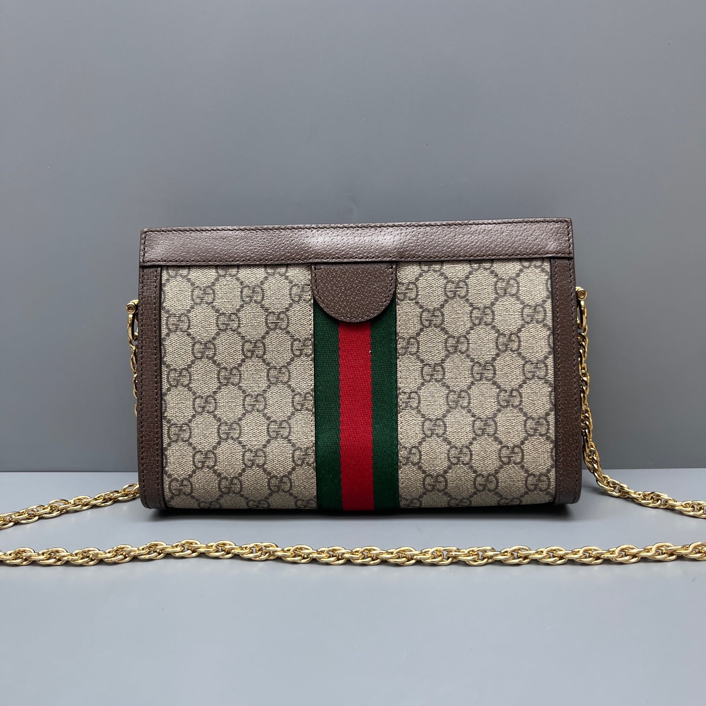 Gucci - Ophidia GG Supreme Chain Wallet - Coated canvas and leather - Beige - (Small)
