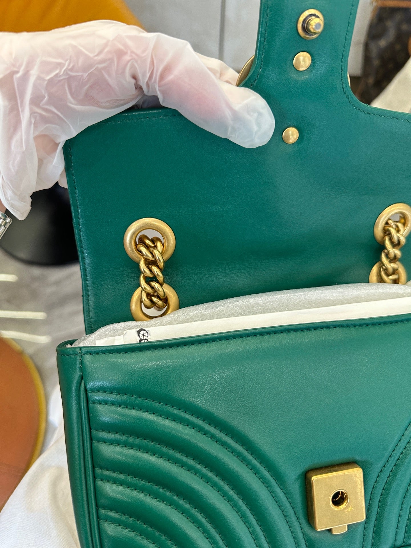 Gucci - Marmont Mini - Leather - Green - (mini)