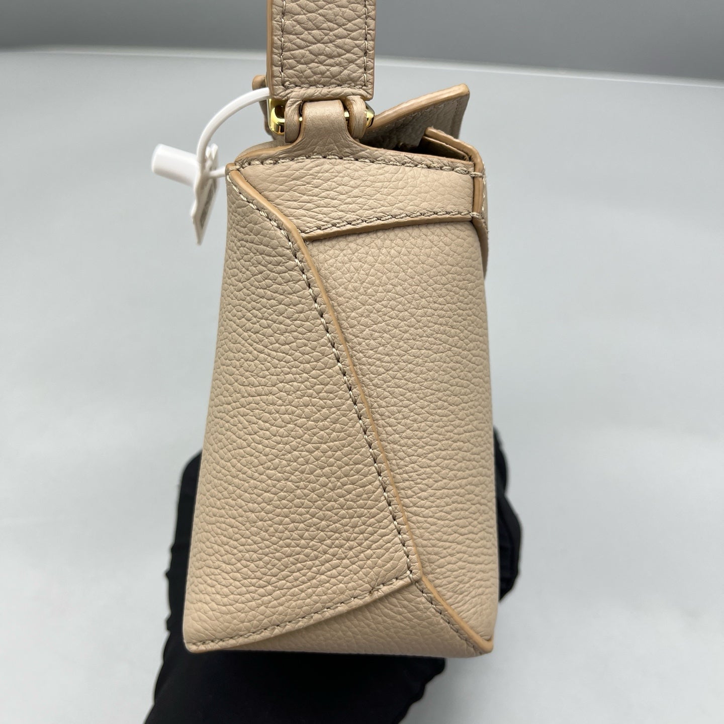 Loewe - Puzzle Bag - Grained calfskin leather - Beige - (Mini)