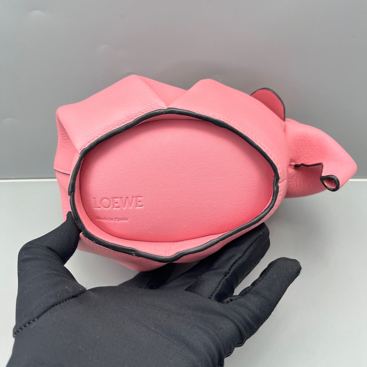 Loewe - Elephant Bag Mini - Grained calfskin leather - Pink - (mini)