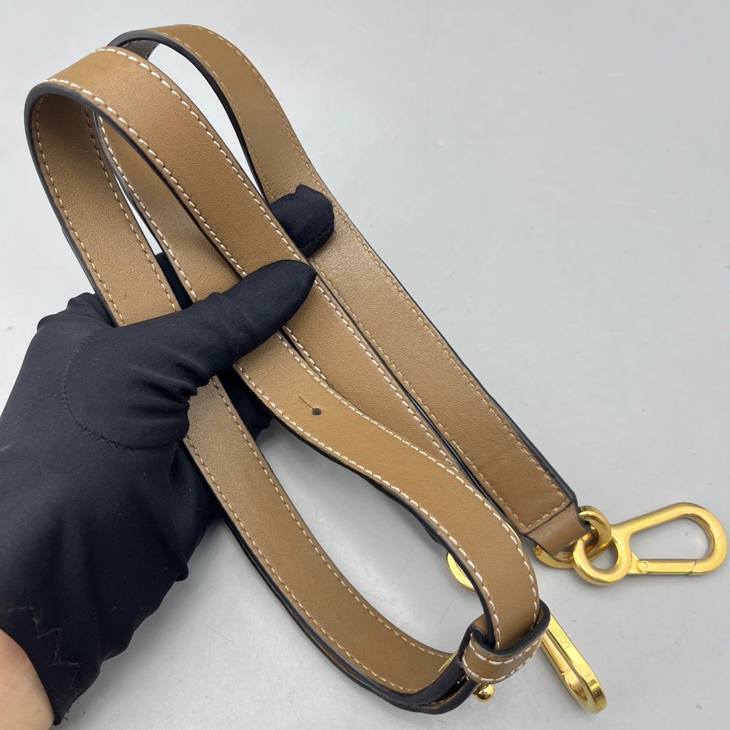 Loewe - Puzzle Bag Small - Grained calfskin leather - Beige - (small)