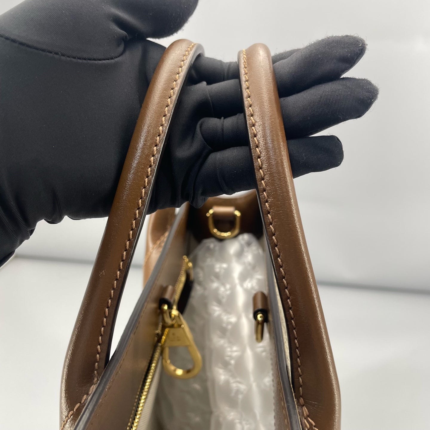Gucci - GG Supreme Tote Bag - GG Supreme coated canvas with leather trim - Brown - (medium)