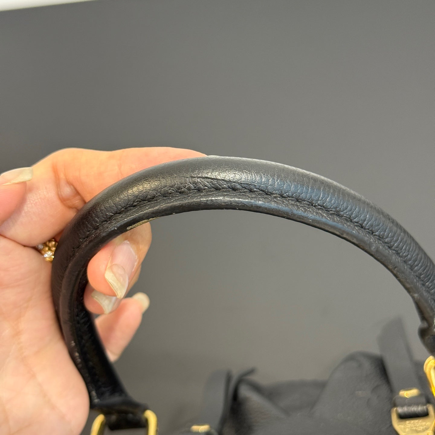 Louis Vuitton - Monogram Empreinte Convertible Top Handle Bag - Leather - Black - (medium)