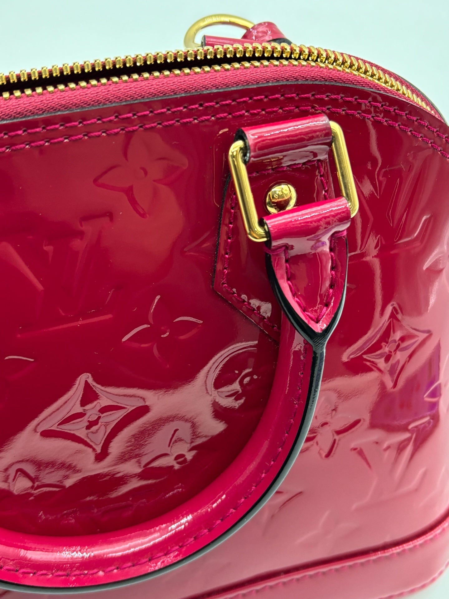 Louis Vuitton - Alma BB - Patent leather - Pink - (mini)